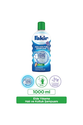 Fakir Nano Teknoloji İle Lavantalı Elde Yıkama Halı ve Koltuk Şampuanı 1 L