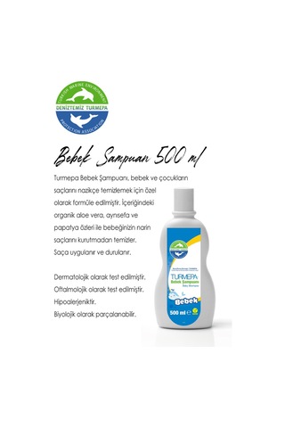 7 Al 6 Öde Turmepa Bebek Şampuanı 500 ML + Rosie Pamuk