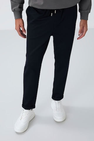 Tommy Life Lacivert Yüzeyi Dokulu Standart Fit Erkek Eşofman Alt - 82154