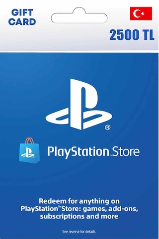 Playstation Hediye Kartı 2500 Tl