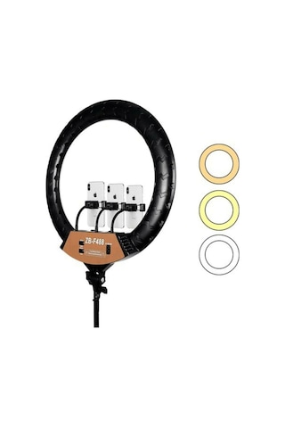 Nettech Zb-F488 Aliminyum Youtube-Tiktok-Makyaj 20 Inç Ring Light