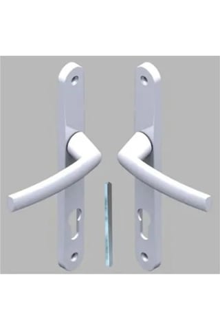 Çankaya Metal Pvc Kapı Kolu Beyaz