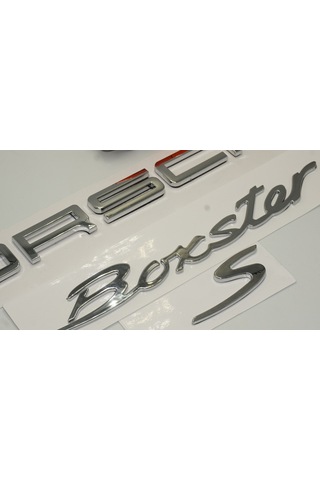 Porsche Boxster S Bagaj 3M 3D Abs Yazı Logo Amblem Seti (549220592)