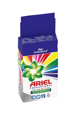 Ariel Professional Toz Çamaşır Deterjanı Parlak Renkler 15 Kg 2950 ML