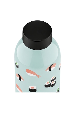 Mamawata Sushi Paslanmaz Çelik Termos Matara 470 Ml Sızdırmaz Yalıtımlı Suluk Buz Mavi