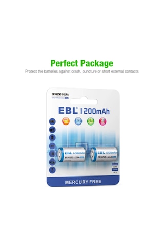 Ebl Er14250 1/2aa 1200mah Lityum Pil 2'li
