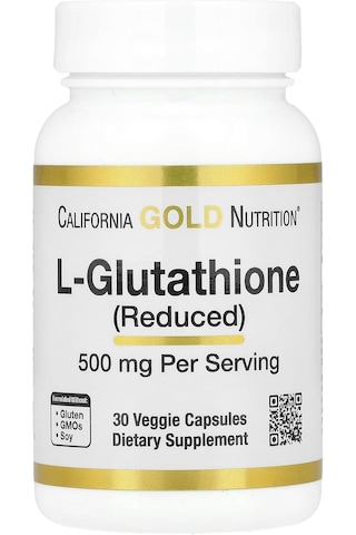 California Gold Nutrition L-glutathione Glutatyon 500 Mg 30 Caps