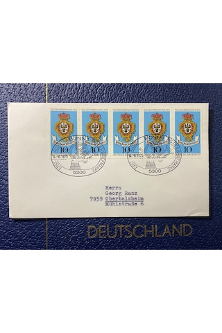 Almanya Özel Damgalı Tag Der Briefmarke 1975 Erstausgabetag Deutschland Brd
