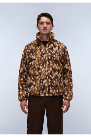 Napapijri T-fleece Fz Erkek Polar-33981 Kahverengi