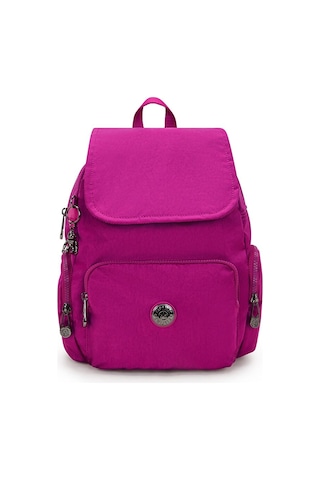 Kipling Kıplıng City Zip S Küçük Boy Sırt Çantası Pembe Fuchsıa Nıght Pembe