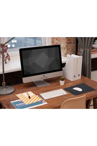 Lexroo Siyah Professional Oyuncu Gaming Mouse Pad,ofis, Kaydırmaz Taban Mouse Pad 30x25 S Standart