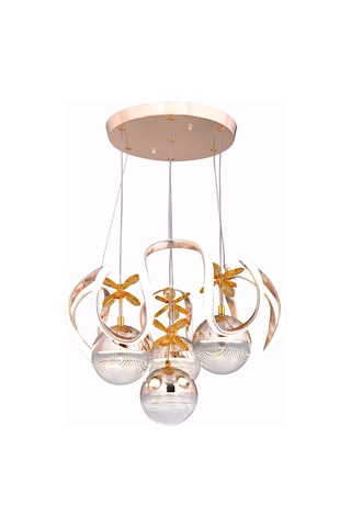 Raın 4 Top Gold Avize Gold