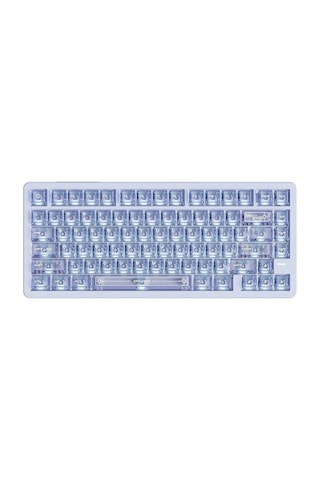 Vgn Neon75he Air 8k Hall Effect Rapid Trigger Manyetik Oyuncu Klavyesi Kablosuz-blue Frosted Transparent