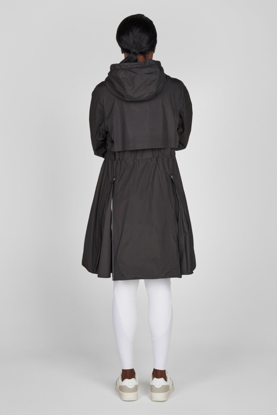 Pikeur Raincoat 1021 Selection Diz Boyu Su Geçirmez Kadın Yağmurluk Siyah