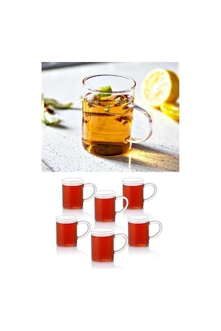 Mithra Life 6'li Ateşe Dayanıklı Termisil Cam Kupa Bardak 200 Ml Mıt1015 Genel
