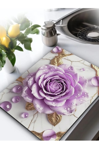 Full House&garden Bulaşık Kurutma İçin Emici, Su Geçirmez 50x40 Cm M 428247205 Beyaz