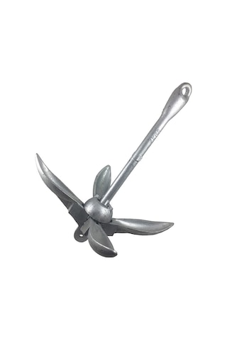 Tekne Çapası, Şemsiye Çapa, Katlanır Model, Galvaniz, 4kg