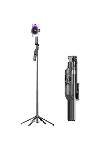 Jmary Kt-299 360 Derece Dönebilen Kablosuz Kumandalı Tripod Ve Selfie Çubuğu Siyah Jmary Kt-299 360 Derece Dönebilen Kablosuz Kumandalı Tripod Ve Selfie Çubuğu Siyah
