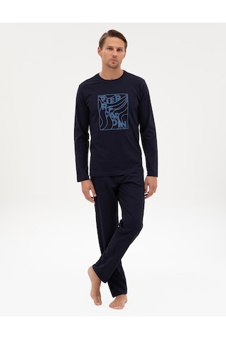 Pierre Cardin Erkek Lacivert Pijama Takım 50322653-200 Lacivert