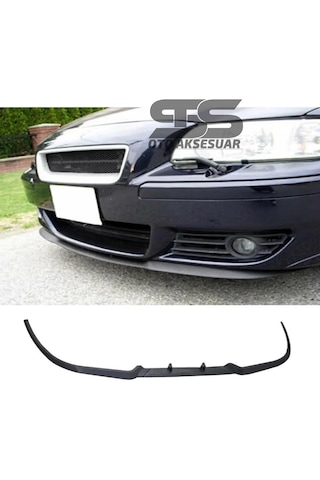 Volvo S60r Cupra R Uyumlu Ön Lip Mat Siyah Ön Tampon Lip