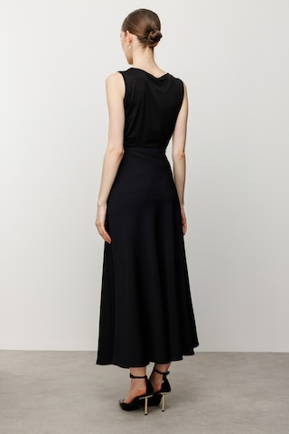 Ekol Süs İpli Volanlı Kadın Etek 25y.ekl.etk.01062.1 Siyah