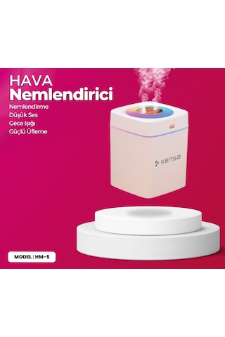 Kensa HM5 RGB Led 3000 ML Ultrasonik Hava Nemlendirici Buhar Makinesi