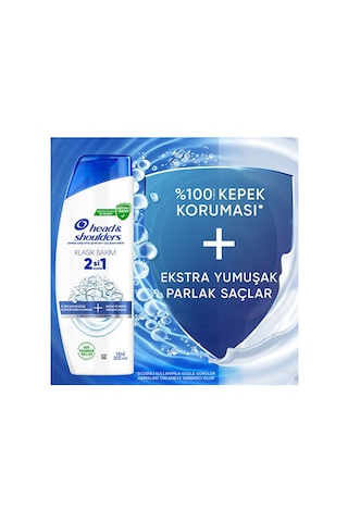 Head & Shoulders Klasik Bakım 2si1 Arada Kepek Karşıtı Şampuan 300 ML