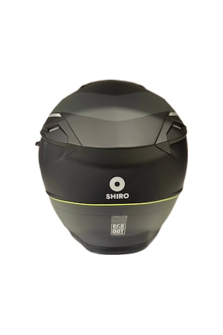 Shiro Discover Royal Sv Çene Açılır Kask Mat Yeşil - Siyah