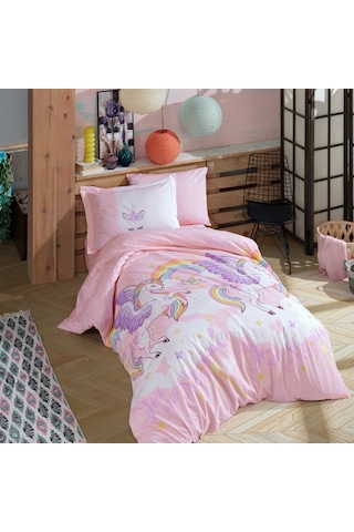 Magical Pembe - Poplin Studio Nevresim Takımı