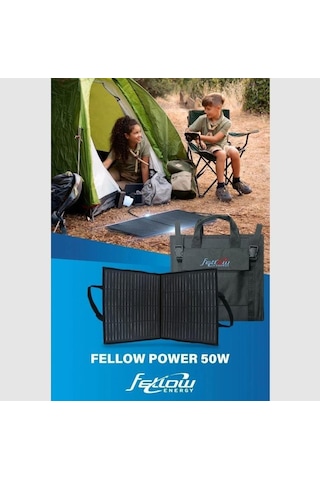 Fellow 50w Katlanabilir Çanta Tipi Solar Güneş Paneli