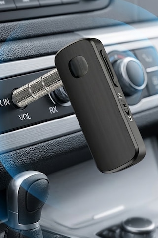 Thentech Oto Teyp Aux Bluetooth Dönüştürücü Adaptör Rx Tx Araç İçi Kablosuz Ses Alıcı Verici