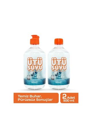 Zahmetsiz, Kolay Ve Hızlı Ütüleme 2 Adet 500 Ml - Ütü, Buhar Kazanlı Ütü Ve Kırışık Giderici Ütüler Için Zahmetsiz, Kolay Ve Hızlı Ütüleme %0 Kimyasal
