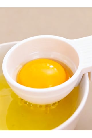 Mutfak İçin Yumurta Ayırıcı Aparat Pratik Yumurta Sarısı Ve Beyazı Ayırma Aparatı Beyaz