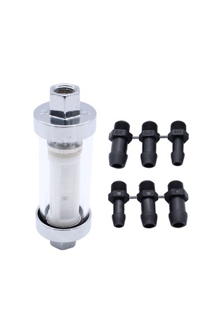 Evrensel 3/8'' 1/4'' 5/16'' Bağlantı Parçaları Krom Gümüş