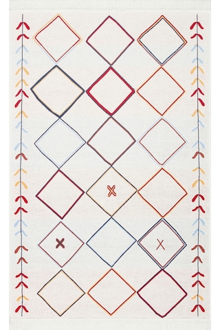 Eko Halı Arya AR 21 Renkli Yıkanabilir Çift Taraflı Pamuk Kilim