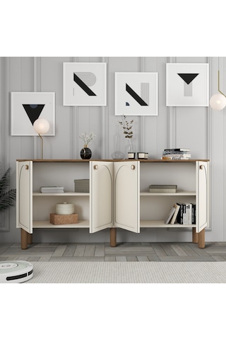 Bohem Konsol - Beyaz Krem