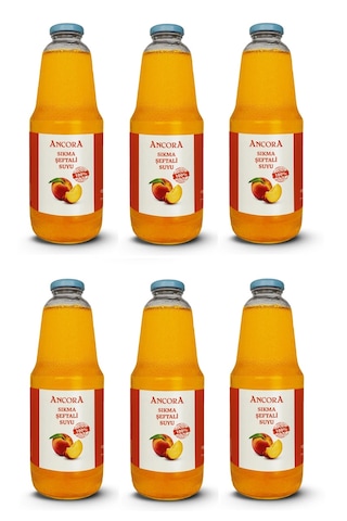 Ancora Sıkma Şeftali Suyu 1 Lt X 6 Adet