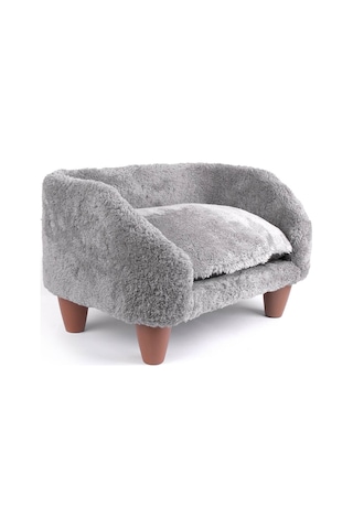 Gobypet Peluş Kedi Koltuğu Yumuşak Lüks Kedi Köpek Yatağı Koltuğu