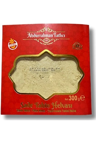 Abdurrahman Tatlıcı Sade Tahin Helvası 300 Gr