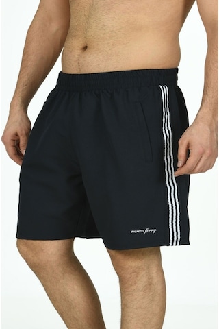 Enrıco Ferry Erkek Yanları Şerit Büyük Beden Deniz Şortu Edy2373B