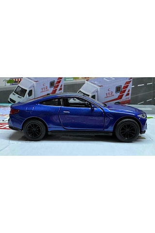 Oyuncak Metal Model Araba 1/36 Çek Bırak Bmw M4 Lacivert