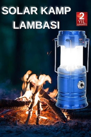 Kamp Lambası El Feneri Askılı Büyük Boy Usb Şarjlı Işıldak Çok Renkli 83216309