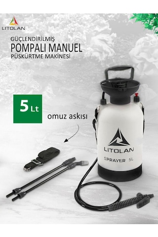 5 Lt Manuel Zirai Ilaçlama Pompası , Sulama, Püskürtücü El Pompası
