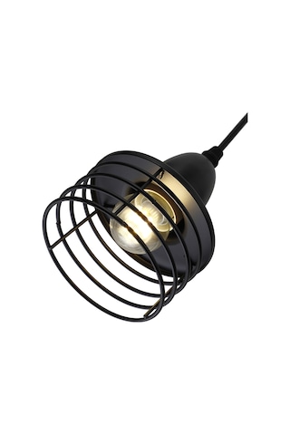 Retro Plafonyer Stil Sarkıt Tavan Lambası E26 Taban Soket Tutucu Çok Renkli