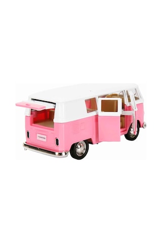 1:32 Rmz City Pembe Serisi Die Cast Model Araba - Volkswagen T1 Transporter
