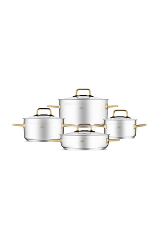 Jumbo Modena 8 Parça Titanyum Gold Tencere Seti 500.01.01.8229