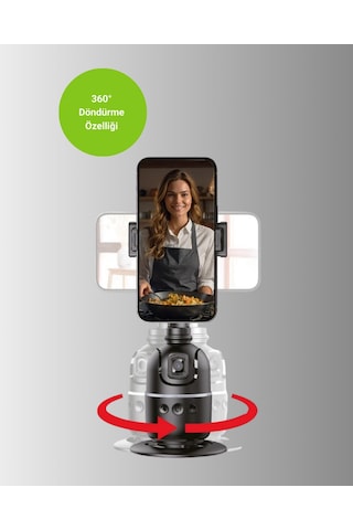 Yüz - 883 - Takipli 360 Akıllı Gimbal Telefon Ve Aksiyon - Shophnrl - Kamera