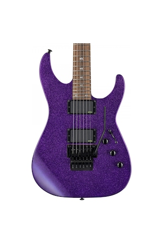 Esp Ltd Lkh602psp Kirk Hammett Kh-602 Purple Sparkle Elektro Gitar Neck-thru Sap-gövde Birleşik Yapı, Emg Bone Breaker Manyetikler, Floyd Rose 1000 Tremolo Sistemi