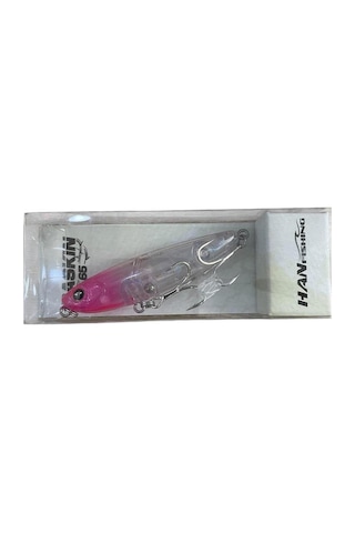 Hanfish Baskın 65mm 7gr Su Üstü Maket Balık Bs76 Pink Head