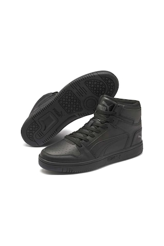 Puma Rebound Layup Erkek Siyah Bot Spor Ayakkabısı 36957311 001
